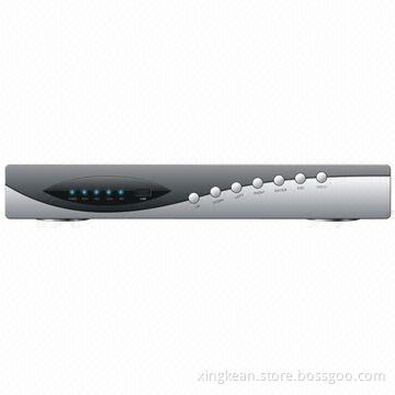 Network DVR with 8-channel Video Input, 1 Channel Audio, PTZ and 1 HDD, Measures 212 x 260 x 42mm